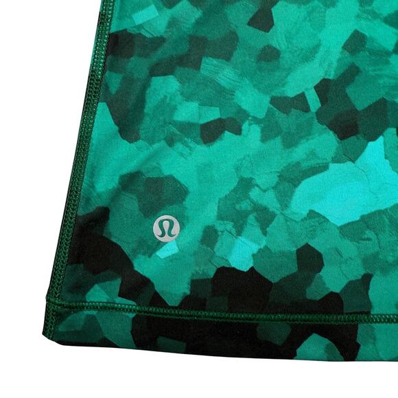 LULULEMON Meshed Up Tank Sz 6 Clouded Dreams Cosmic Teal Multi - Picture 6 of 6